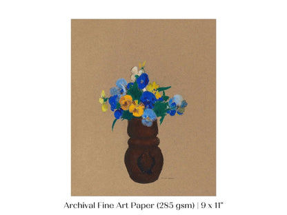 Pansies | P104 - Single Art Prints - Piccolo Fiore Prints