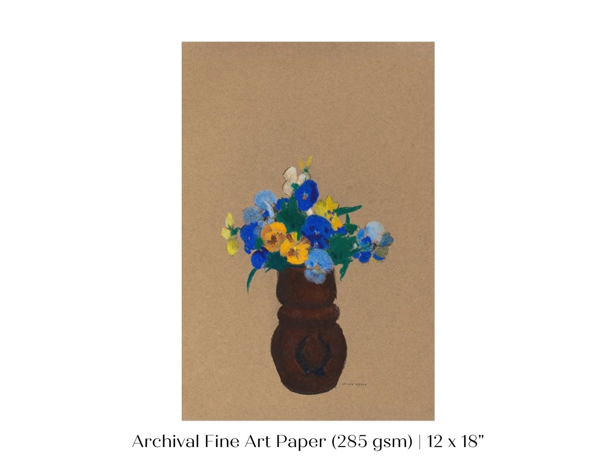 Pansies | P104 - Single Art Prints - Piccolo Fiore Prints