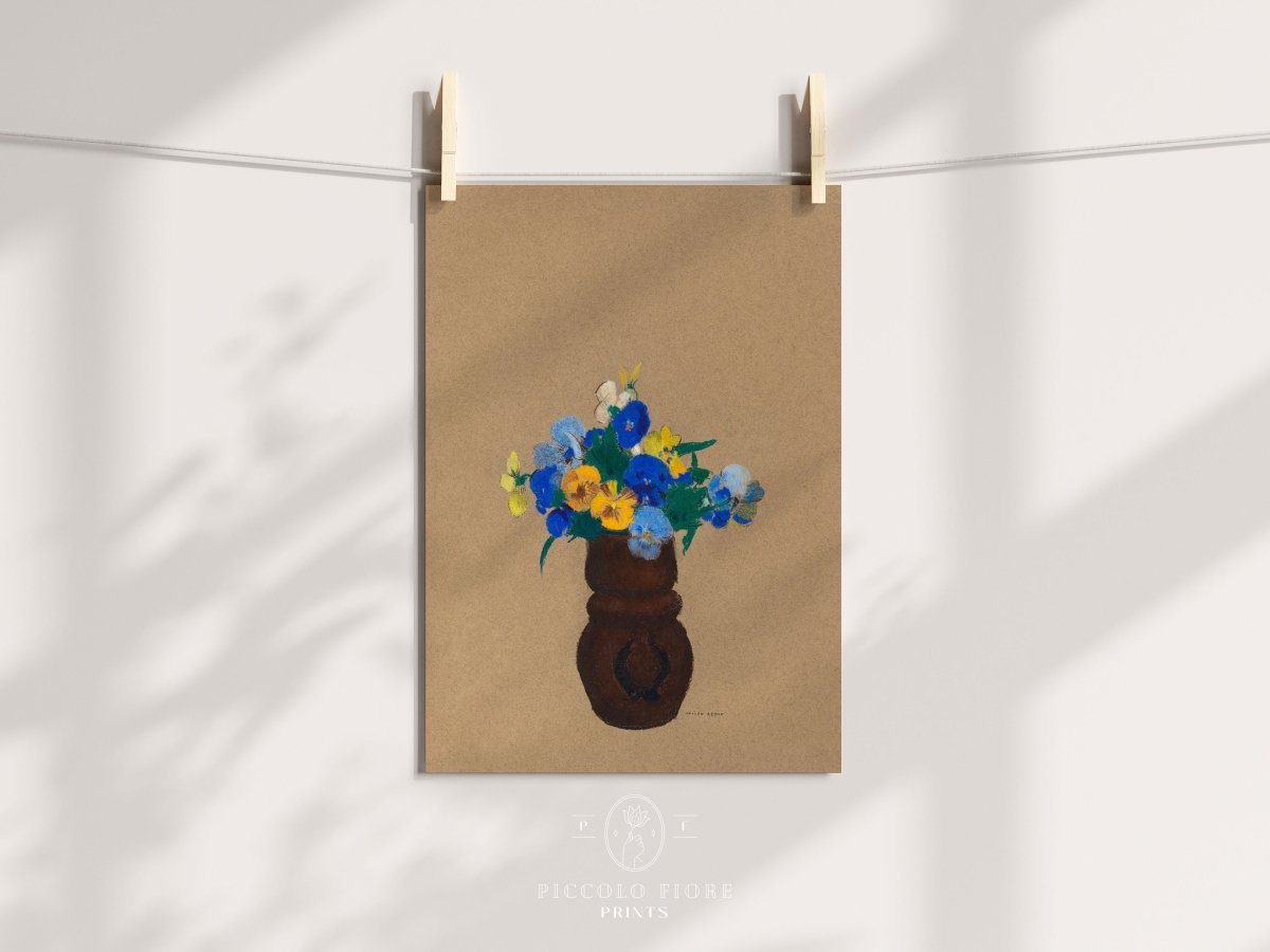 Pansies | P104 - Single Art Prints - Piccolo Fiore Prints