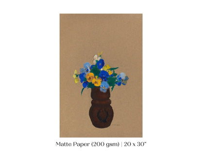 Pansies | P104 - Single Art Prints - Piccolo Fiore Prints