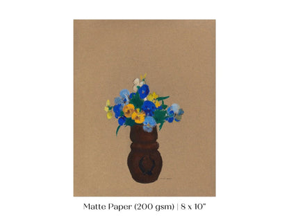 Pansies | P104 - Single Art Prints - Piccolo Fiore Prints