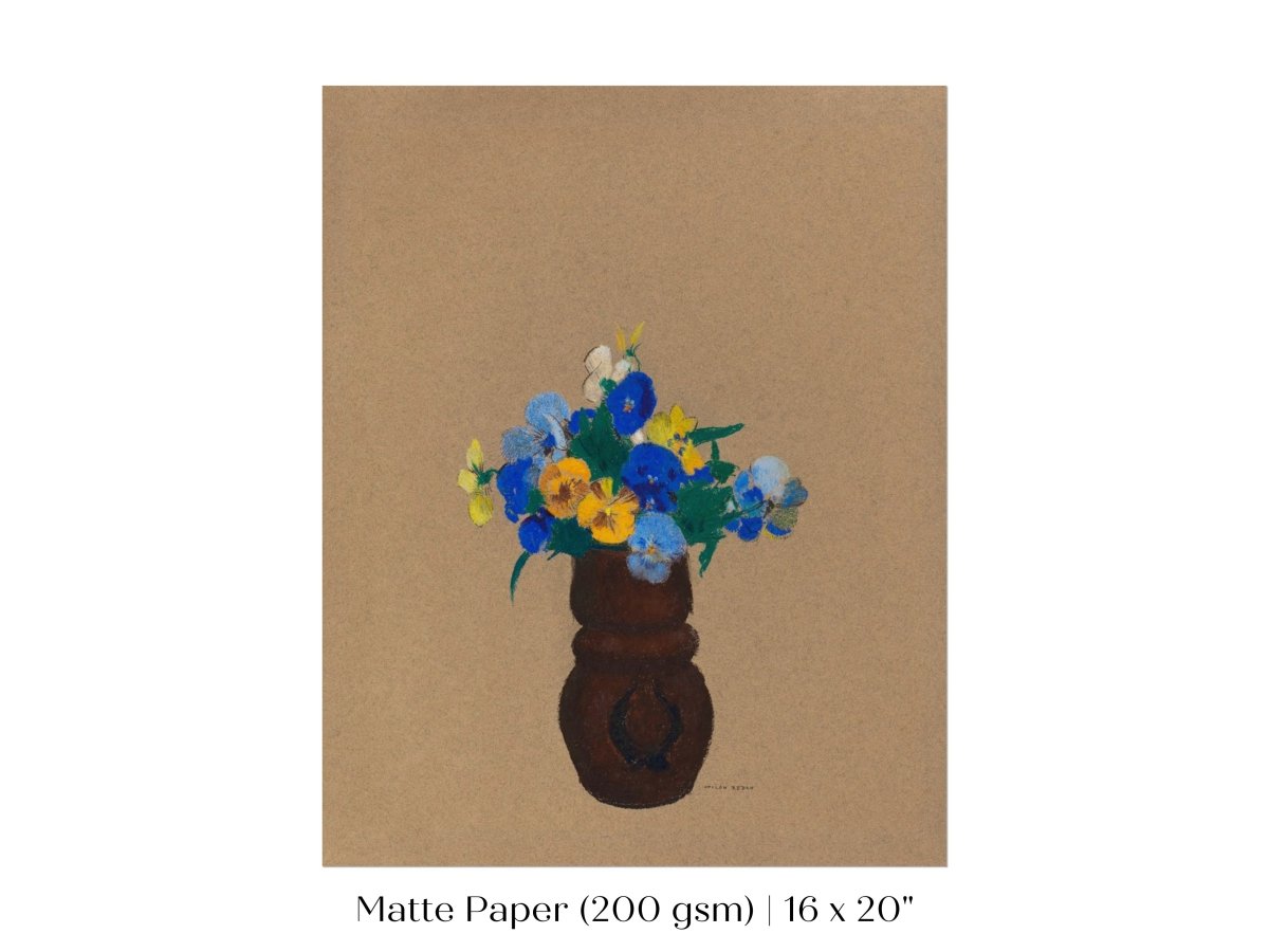 Pansies | P104 - Single Art Prints - Piccolo Fiore Prints