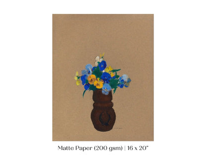 Pansies | P104 - Single Art Prints - Piccolo Fiore Prints