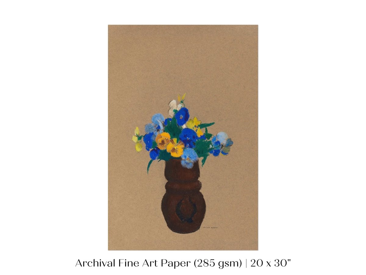 Pansies | P104 - Single Art Prints - Piccolo Fiore Prints