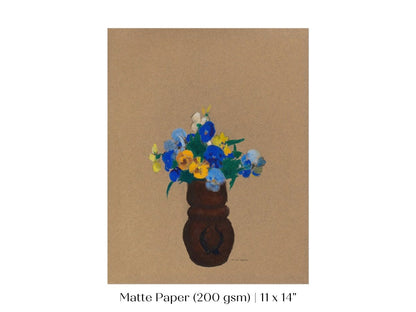 Pansies | P104 - Single Art Prints - Piccolo Fiore Prints