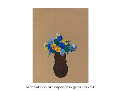Pansies | P104 - Single Art Prints - Piccolo Fiore Prints