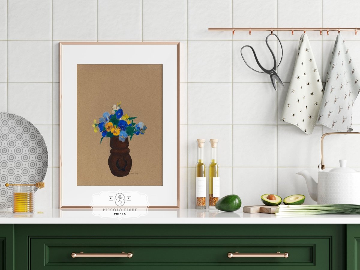 Pansies | P104 - Single Art Prints - Piccolo Fiore Prints