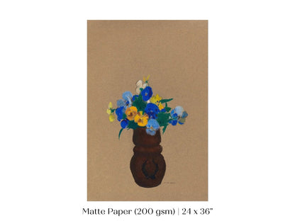 Pansies | P104 - Single Art Prints - Piccolo Fiore Prints