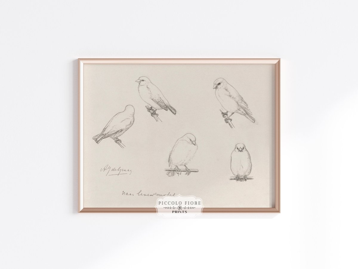 Pastel Green, Pink and Beige | Gallery Wall Set | 9 Prints | S9 - 5 - Gallery Wall Set - Piccolo Fiore Prints