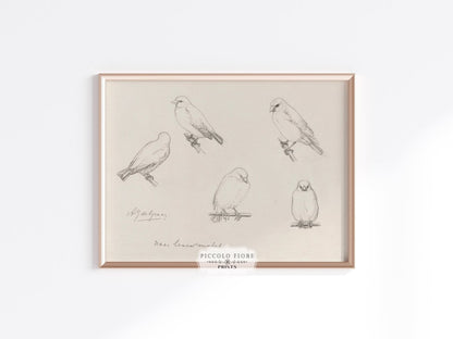 Pastel Green, Pink and Beige | Gallery Wall Set | 9 Prints | S9 - 5 - Gallery Wall Set - Piccolo Fiore Prints