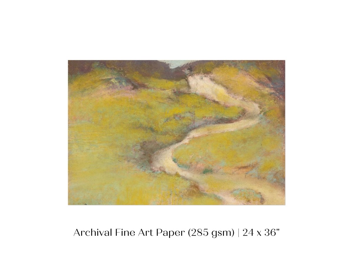 Pathway in a Field | P139 - Single Art Prints - Piccolo Fiore Prints