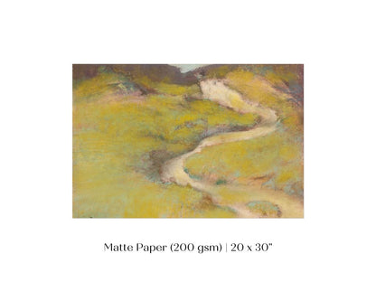 Pathway in a Field | P139 - Single Art Prints - Piccolo Fiore Prints
