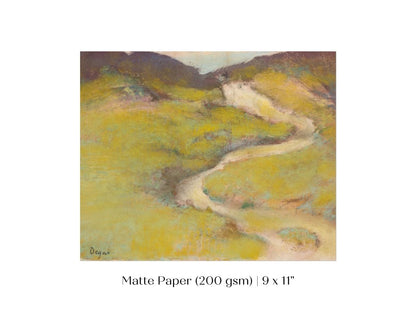 Pathway in a Field | P139 - Single Art Prints - Piccolo Fiore Prints