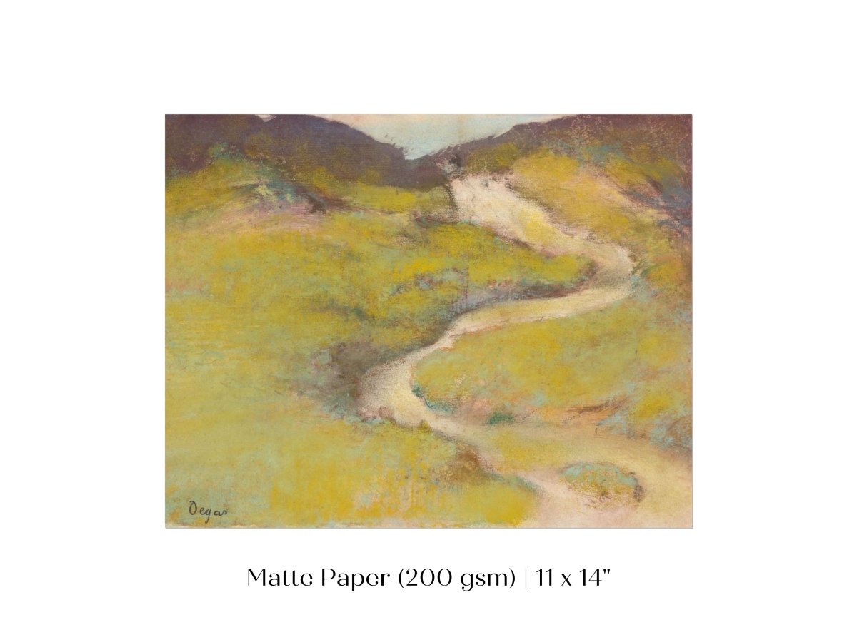 Pathway in a Field | P139 - Single Art Prints - Piccolo Fiore Prints