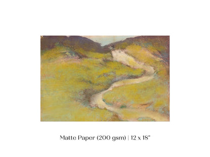 Pathway in a Field | P139 - Single Art Prints - Piccolo Fiore Prints