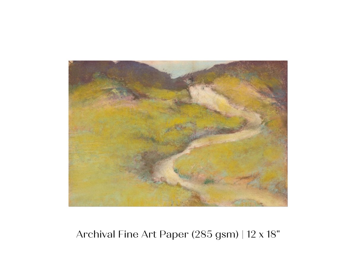 Pathway in a Field | P139 - Single Art Prints - Piccolo Fiore Prints