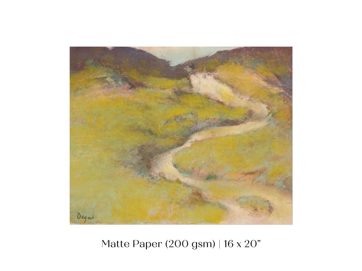 Pathway in a Field | P139 - Single Art Prints - Piccolo Fiore Prints