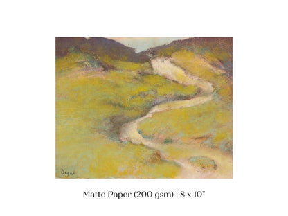 Pathway in a Field | P139 - Single Art Prints - Piccolo Fiore Prints