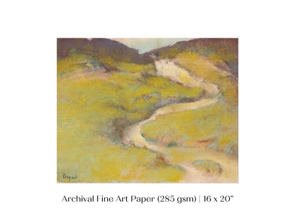 Pathway in a Field | P139 - Single Art Prints - Piccolo Fiore Prints