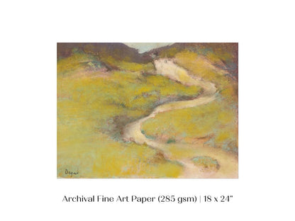 Pathway in a Field | P139 - Single Art Prints - Piccolo Fiore Prints