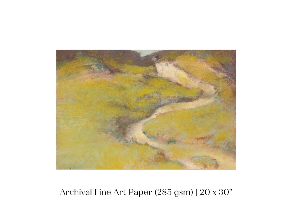 Pathway in a Field | P139 - Single Art Prints - Piccolo Fiore Prints