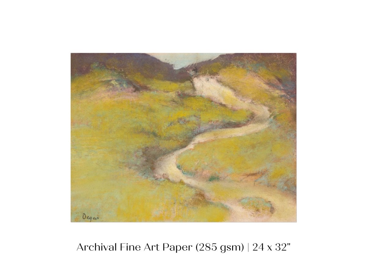 Pathway in a Field | P139 - Single Art Prints - Piccolo Fiore Prints