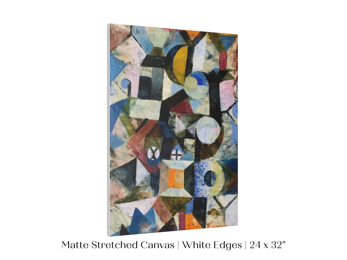 Paul Klee | Composition with the Yellow Half - moon and the Y | P37 - Single Art Prints - Piccolo Fiore Prints