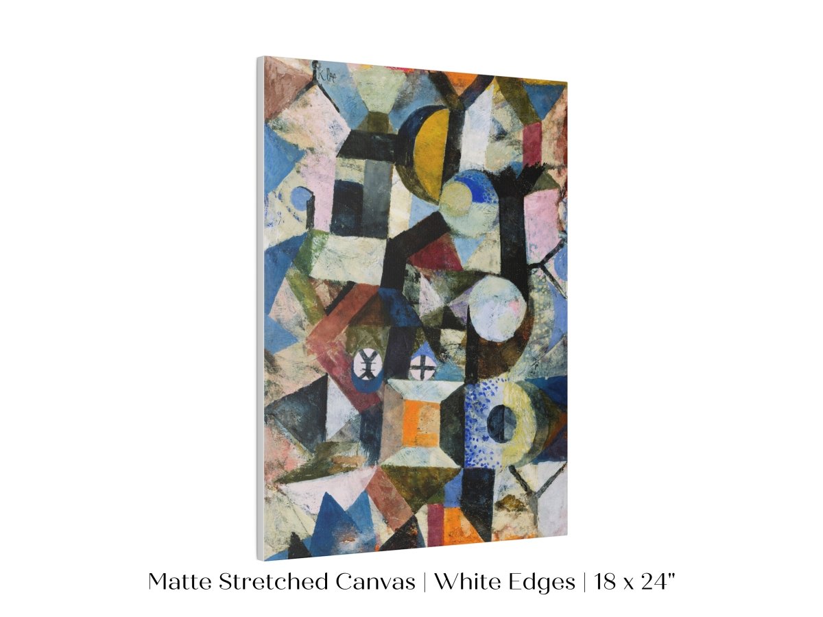 Paul Klee | Composition with the Yellow Half - moon and the Y | P37 - Single Art Prints - Piccolo Fiore Prints