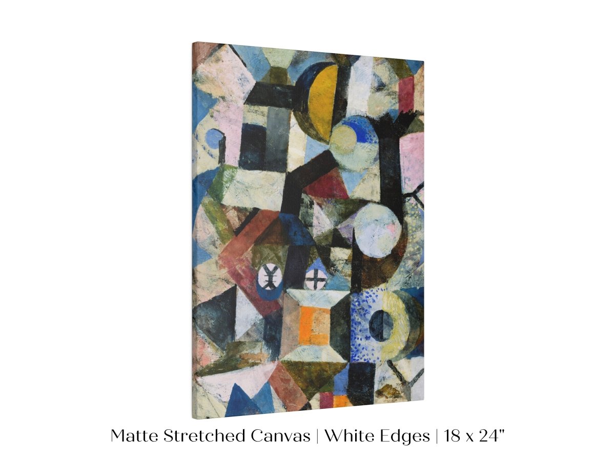 Paul Klee | Composition with the Yellow Half - moon and the Y | P37 - Single Art Prints - Piccolo Fiore Prints