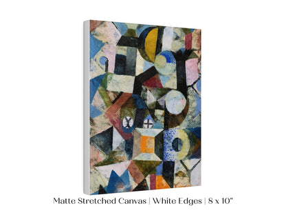 Paul Klee | Composition with the Yellow Half - moon and the Y | P37 - Single Art Prints - Piccolo Fiore Prints