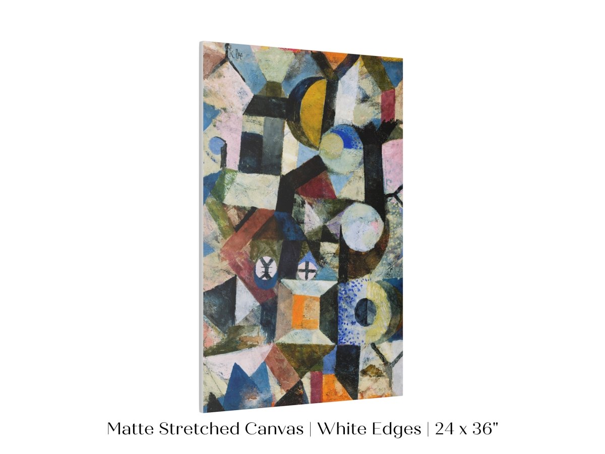Paul Klee | Composition with the Yellow Half - moon and the Y | P37 - Single Art Prints - Piccolo Fiore Prints