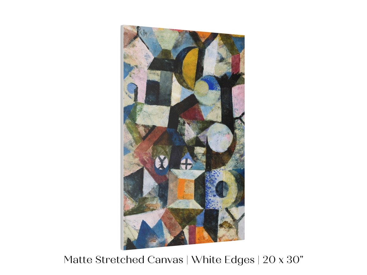 Paul Klee | Composition with the Yellow Half - moon and the Y | P37 - Single Art Prints - Piccolo Fiore Prints
