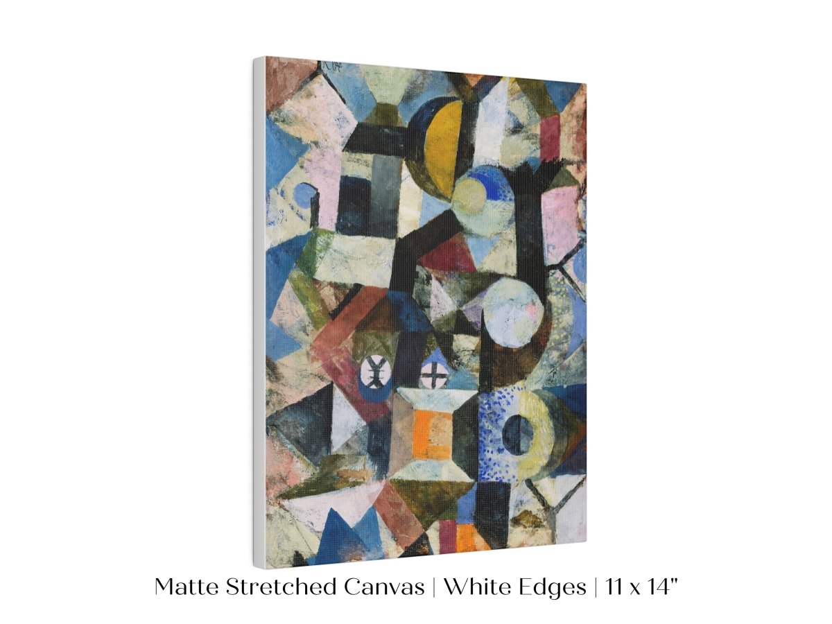 Paul Klee | Composition with the Yellow Half - moon and the Y | P37 - Single Art Prints - Piccolo Fiore Prints
