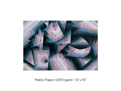 Paul Klee | Crystal Gradation | P584 - Single Art Prints - Piccolo Fiore Prints