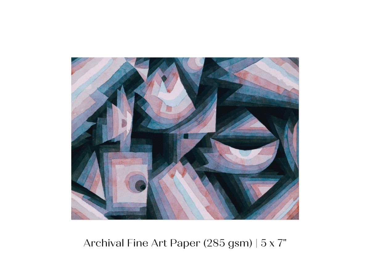 Paul Klee | Crystal Gradation | P584 - Single Art Prints - Piccolo Fiore Prints