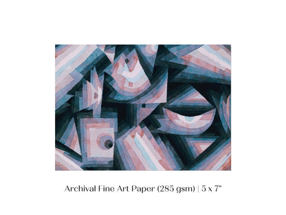 Paul Klee | Crystal Gradation | P584 - Single Art Prints - Piccolo Fiore Prints
