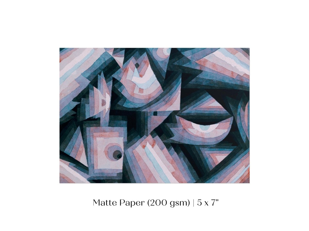 Paul Klee | Crystal Gradation | P584 - Single Art Prints - Piccolo Fiore Prints