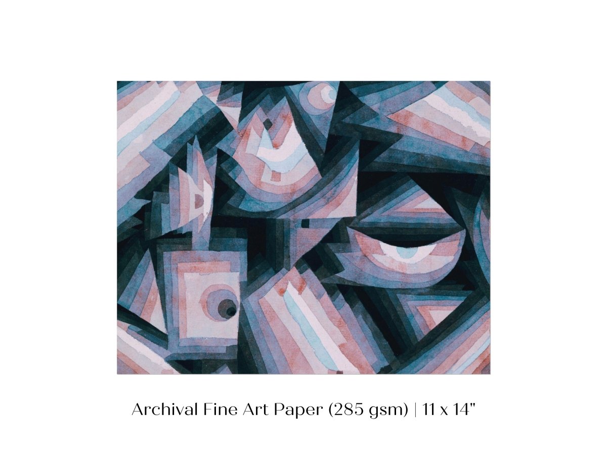 Paul Klee | Crystal Gradation | P584 - Single Art Prints - Piccolo Fiore Prints
