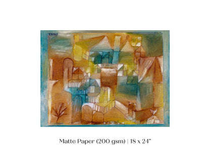 Paul Klee | Fasçsade | P9 - Single Art Prints - Piccolo Fiore Prints