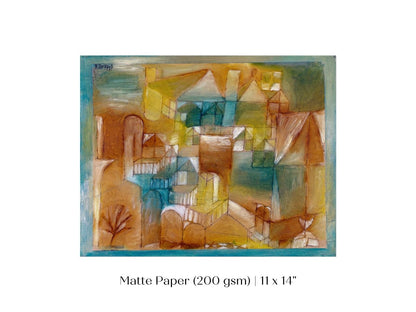 Paul Klee | Fasçsade | P9 - Single Art Prints - Piccolo Fiore Prints