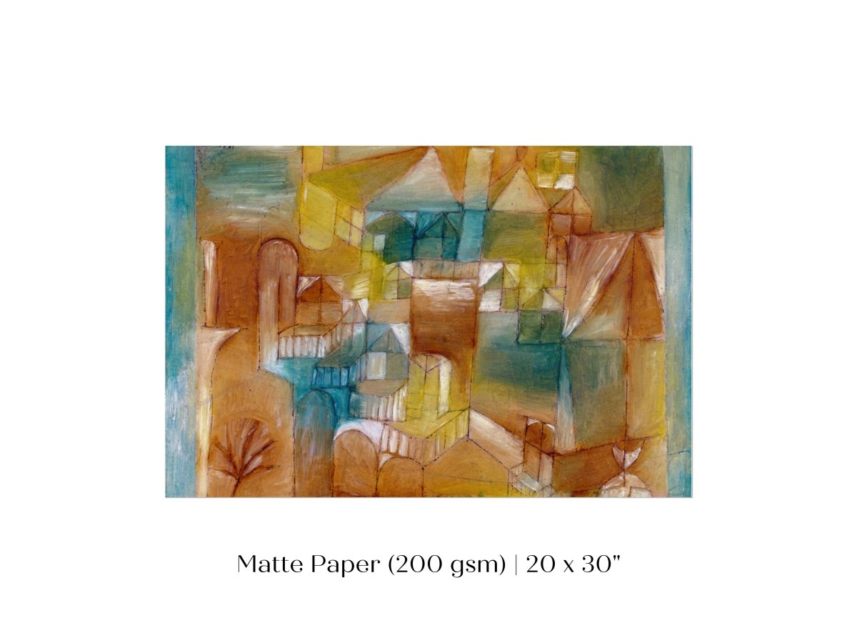 Paul Klee | Fasçsade | P9 - Single Art Prints - Piccolo Fiore Prints