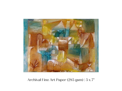 Paul Klee | Fasçsade | P9 - Single Art Prints - Piccolo Fiore Prints