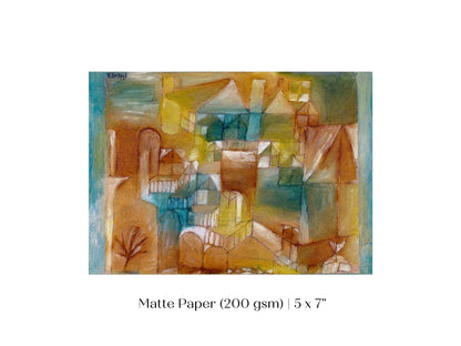 Paul Klee | Fasçsade | P9 - Single Art Prints - Piccolo Fiore Prints