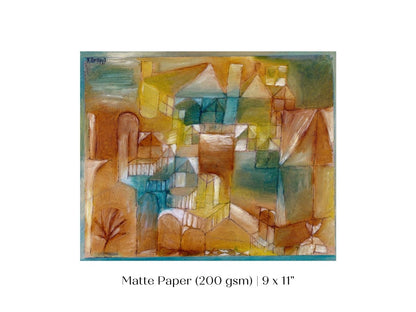 Paul Klee | Fasçsade | P9 - Single Art Prints - Piccolo Fiore Prints