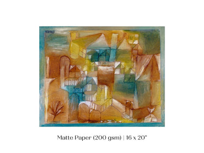 Paul Klee | Fasçsade | P9 - Single Art Prints - Piccolo Fiore Prints