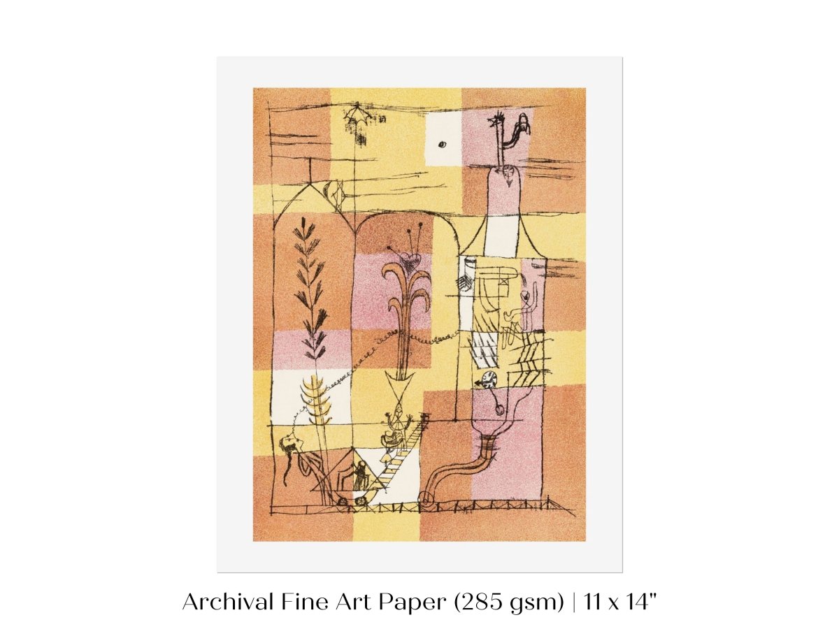 Paul Klee | In the Spirit of Hoffman | P284 - Single Art Prints - Piccolo Fiore Prints
