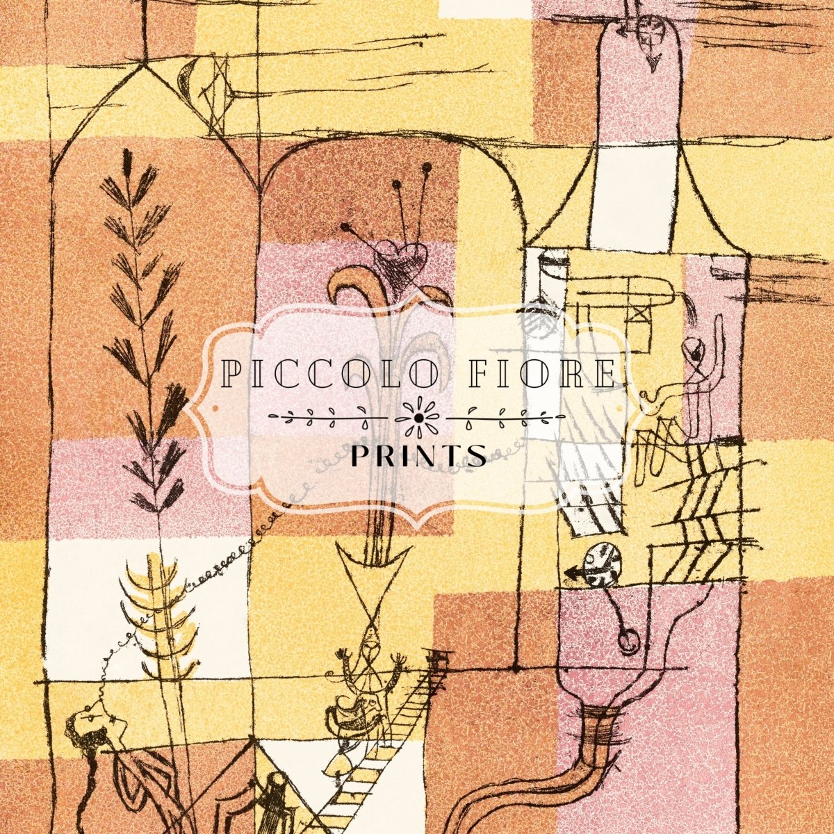 Paul Klee | In the Spirit of Hoffman | P284 - Single Art Prints - Piccolo Fiore Prints