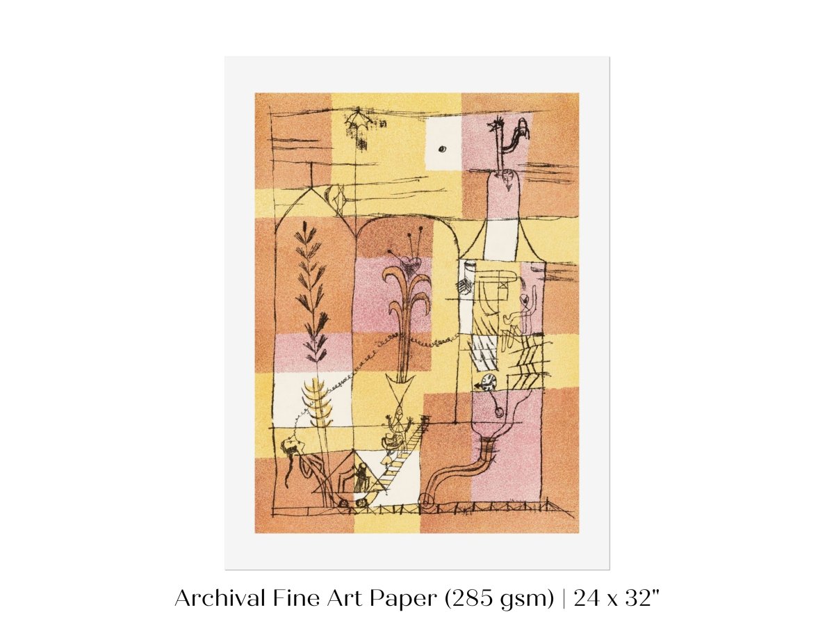 Paul Klee | In the Spirit of Hoffman | P284 - Single Art Prints - Piccolo Fiore Prints