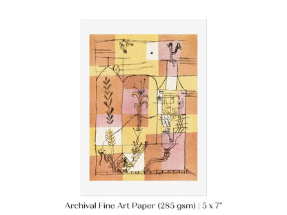 Paul Klee | In the Spirit of Hoffman | P284 - Single Art Prints - Piccolo Fiore Prints