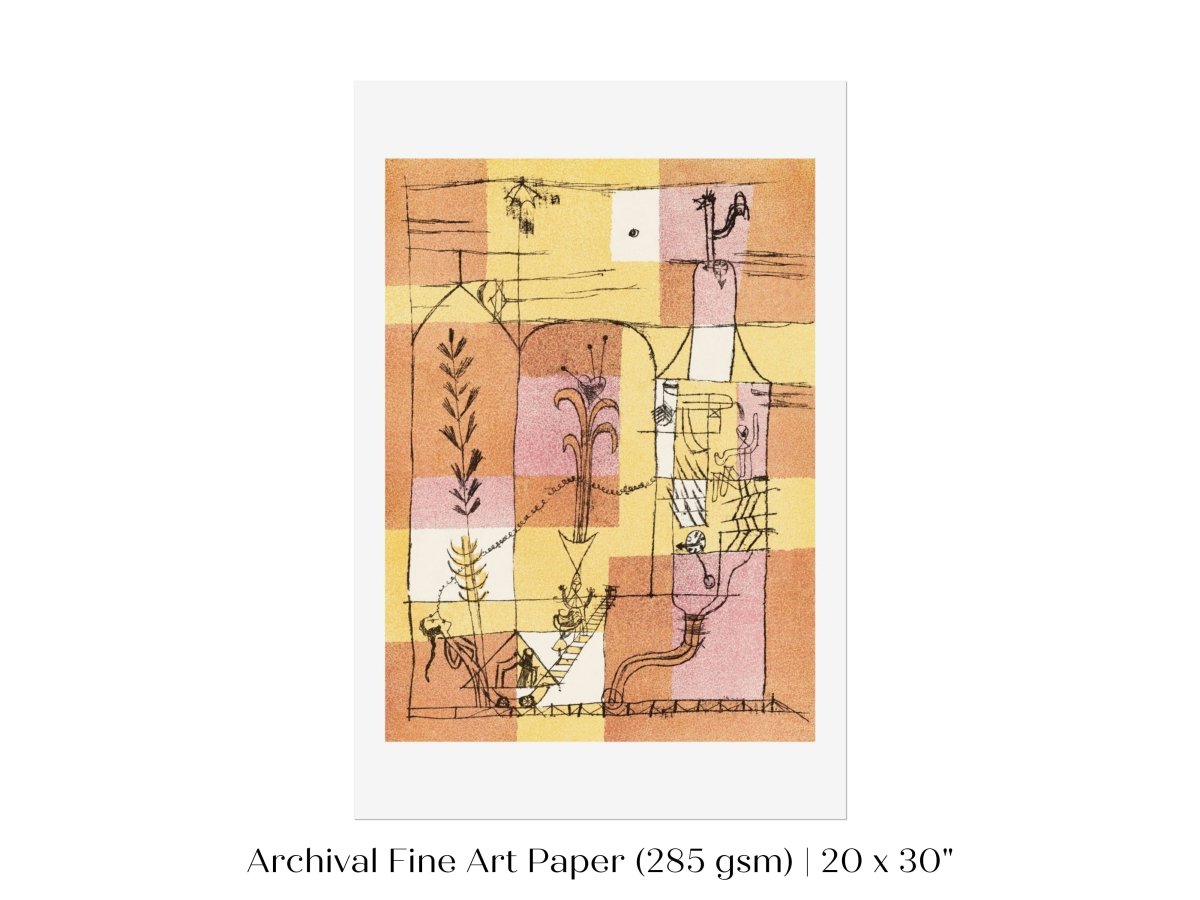 Paul Klee | In the Spirit of Hoffman | P284 - Single Art Prints - Piccolo Fiore Prints